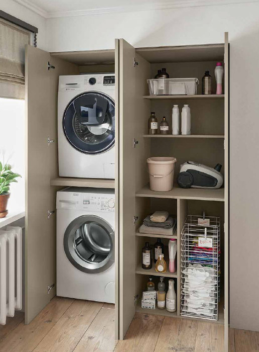 Come nascondere la lavatrice? 5 idee di design - Berloni Bagno
