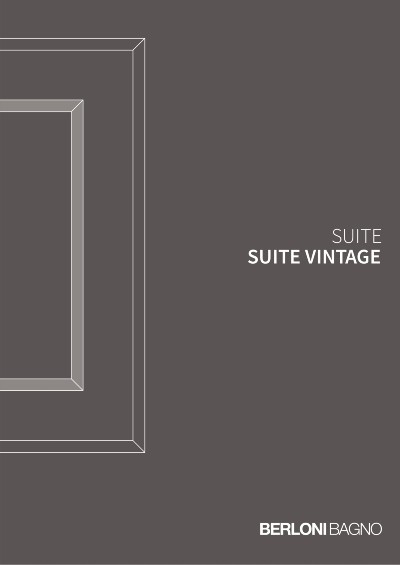 Copertina catalogo Suite e Suite Vintage